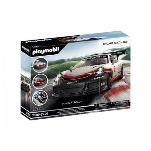 Playmobil Porsche 911 GT3 Cup Işıklı Arabaları Oyun Seti Oyuncakları 70764 (35 Parça)