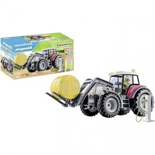 Playmobil Country Büyük Traktör Katlanır Çatılı ve Elektrik Şarj İstasyonu 71305 (31 Parça) 