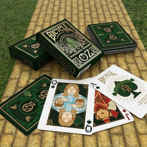 Bicycle Wizard of Oz Büyücüsü Premium Oyun Kağıdı iskambil Kartları Destesi Bicycle Wizard of Oz Büyücüsü Premium Oyun Kağıdı iskambil Kartları Destesi