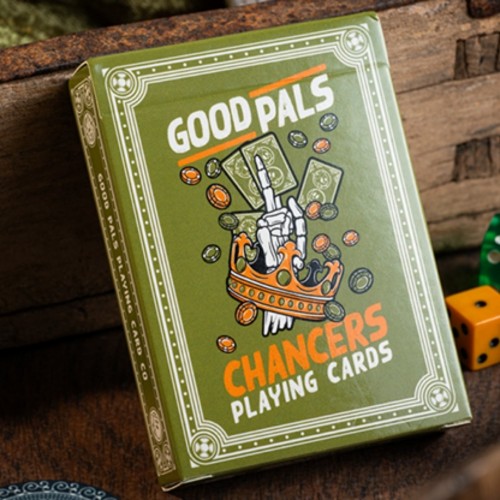Bicycle Good Pals Chancers V3 Green işaretli (Marked) Premium Oyun Kağıdı iskambil Kartları Destesi