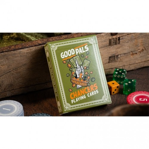 Bicycle Good Pals Chancers V3 Green işaretli (Marked) Premium Oyun Kağıdı iskambil Kartları Destesi