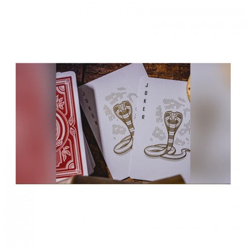 Cartamundi Cobra Red V2 Oyun Kağıdı Limited Edition Koleksiyonluk iskambil Kartları Destesi