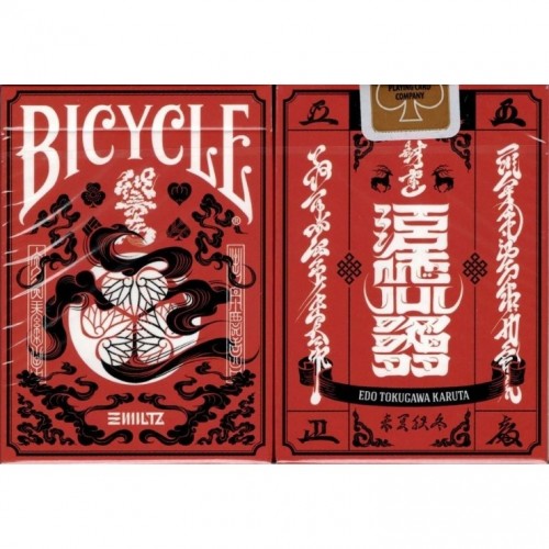 Bicycle Edo Karuta Daimyo Red Premium Oyun Kağıdı İskambil Kartları Kartı Destesi