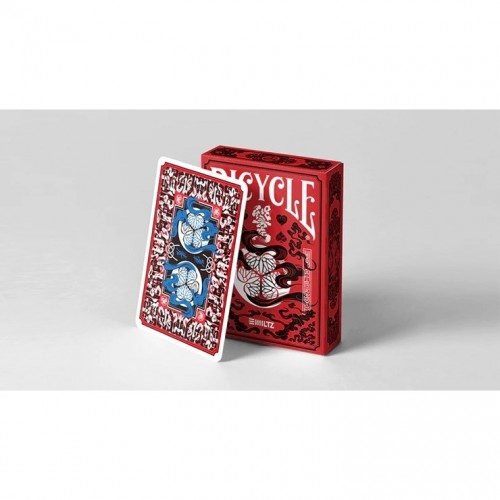 Bicycle Edo Karuta Daimyo Red Premium Oyun Kağıdı İskambil Kartları Kartı Destesi