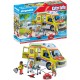 Playmobil City Life Işıklı ve Sesli Ambulans Oyun Seti Oyuncakları 71202 (67 Parça) 