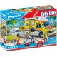 Playmobil City Life Işıklı ve Sesli Ambulans Oyun Seti Oyuncakları 71202 (67 Parça) 