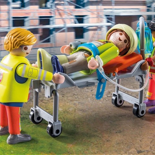Playmobil City Life Işıklı ve Sesli Ambulans Oyun Seti Oyuncakları 71202 (67 Parça) 