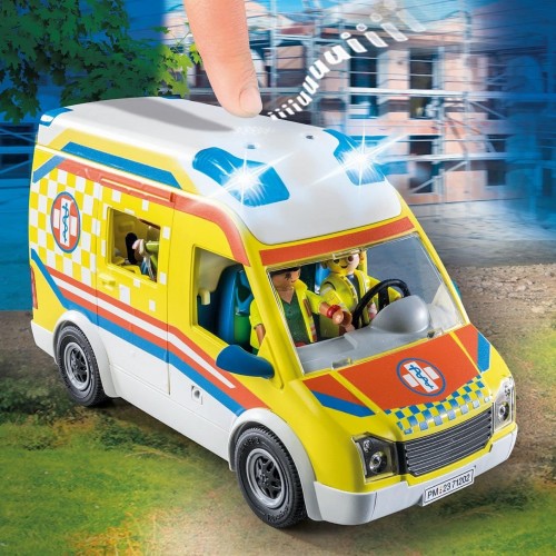 Playmobil City Life Işıklı ve Sesli Ambulans Oyun Seti Oyuncakları 71202 (67 Parça) 