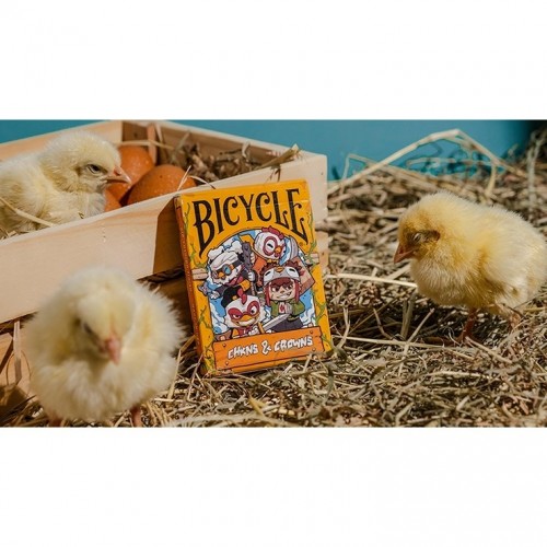Bicycle Chkns & Crowns Premium Oyun Kağıdı iskambil Kartları Destesi