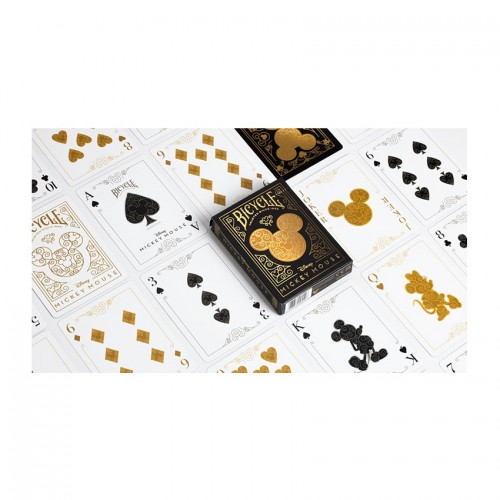 Bicycle Disney Mickey Mouse Black and Gold Premium Oyun Kağıdı iskambil Kartları