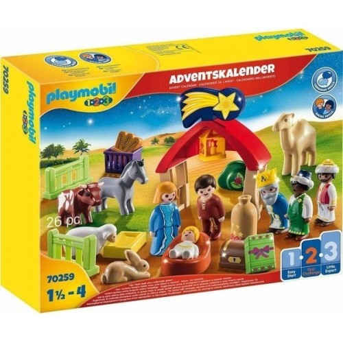 Playmobil Advent Calenda Çiftlik Hayvanları ve Aile Figürleri Oyun Seti Oyuncakları 70259 (26 Parça)