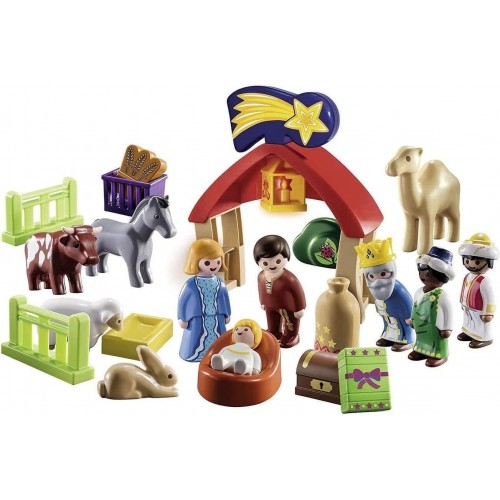 Playmobil Advent Calenda Çiftlik Hayvanları ve Aile Figürleri Oyun Seti Oyuncakları 70259 (26 Parça)