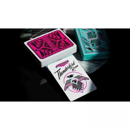Bicycle Fulton's Thunderbird Room Turquoise Edition Premium Oyun Kağıdı iskambil Kartları Destesi Bicycle Fulton's Thunderbird Room Turquoise Edition Premium Oyun Kağıdı iskambil Kartları Destesi