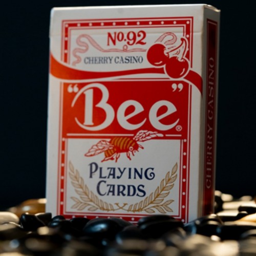 Bicycle Limited Bee X Cherry Casino Kırmızı (Red) Premium Oyun Kağıdı iskambil Kartları Destesi