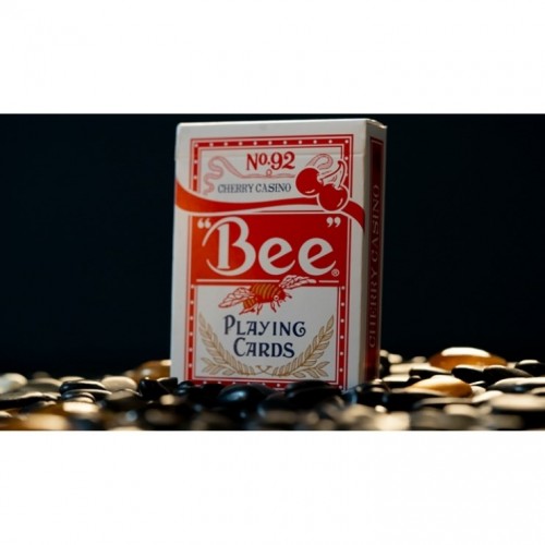 Bicycle Limited Bee X Cherry Casino Kırmızı (Red) Premium Oyun Kağıdı iskambil Kartları Destesi