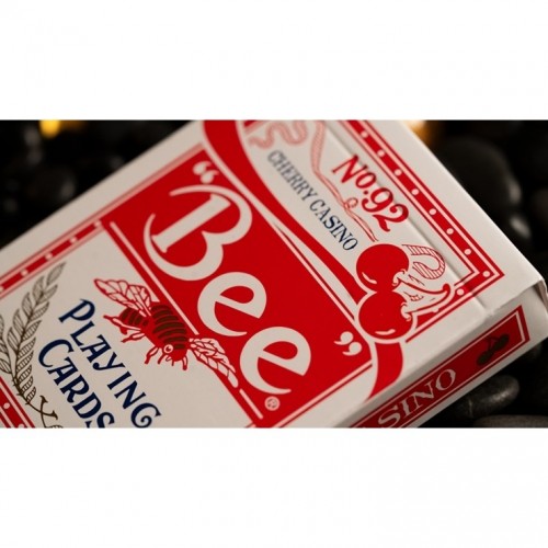 Bicycle Limited Bee X Cherry Casino Kırmızı (Red) Premium Oyun Kağıdı iskambil Kartları Destesi Bicycle Limited Bee X Cherry Casino Kırmızı (Red) Premium Oyun Kağıdı iskambil Kartları Destesi