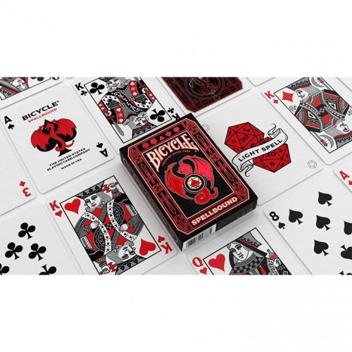 Bicycle Spellbound Red Dragon Premium Oyun Kağıdı Limited Edition iskambil Kartları Destesi Bicycle Spellbound Red Dragon Premium Oyun Kağıdı Limited Edition iskambil Kartları Destesi