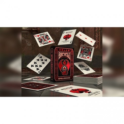 Bicycle Spellbound Red Dragon Premium Oyun Kağıdı Limited Edition iskambil Kartları Destesi Bicycle Spellbound Red Dragon Premium Oyun Kağıdı Limited Edition iskambil Kartları Destesi