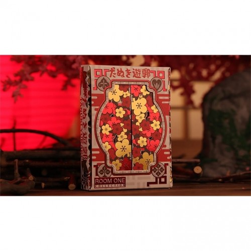Room One Tanuki Yukaku (Hanafuda) Premium Oyun Kağıdı iskambil Kartları Destesi