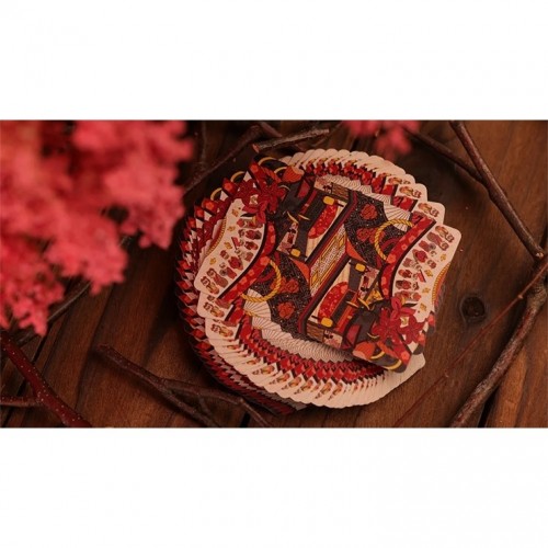 Room One Tanuki Yukaku (Hanafuda) Premium Oyun Kağıdı iskambil Kartları Destesi