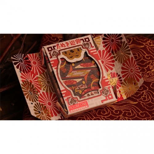 Room One Tanuki Yukaku (Hanafuda) Premium Oyun Kağıdı iskambil Kartları Destesi