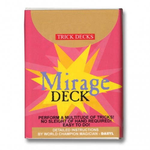  Bicycle Mirage Deck Red Kırmızı Premium Oyun Kağıdı iskambil Kartları ilüzyon Destesi