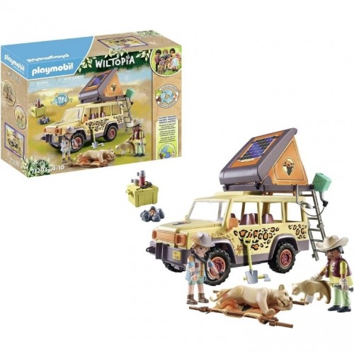 Playmobil Wiltopia Aslanlar ve Arazi Safari Aracı Oyuncakları Oyun Seti 71293 (98 Parça)