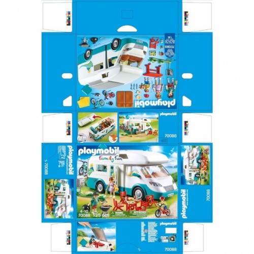 Playmobil Family Fun Mobilyalı Karavan Oyuncakları oyun Seti 70088 (135 Parça) Playmobil Family Fun Mobilyalı Karavan Oyuncakları oyun Seti 70088 (135 Parça)