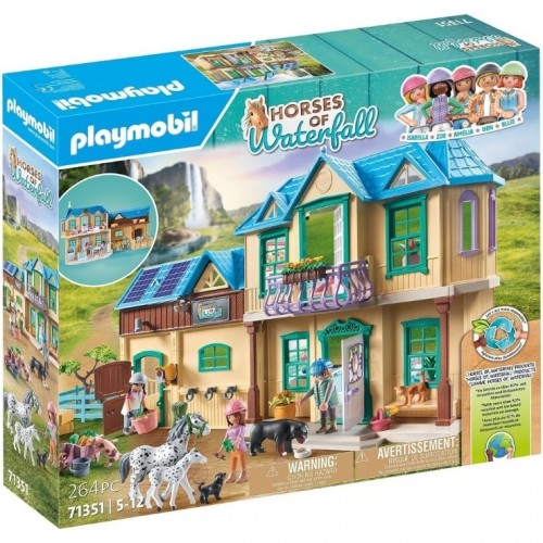 Playmobil Şelale Atları Şelale Çiftliği  Ev Oyuncakları Oyun Seti 71351 (261 Parça)