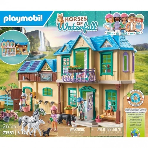 Playmobil Şelale Atları Şelale Çiftliği  Ev Oyuncakları Oyun Seti 71351 (261 Parça)