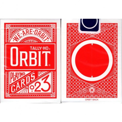 Orbit Tally-Ho Circle Back Kırmızı (Red) Premium Oyun Kağıdı iskambil Kartları Destesi Orbit Tally-Ho Circle Back Kırmızı (Red) Premium Oyun Kağıdı iskambil Kartları Destesi
