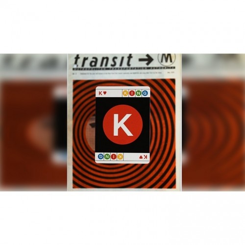 Bicycle Fulton Street Mta Black Edition Premium Oyun Kağıdı iskambil Kartları Destesi