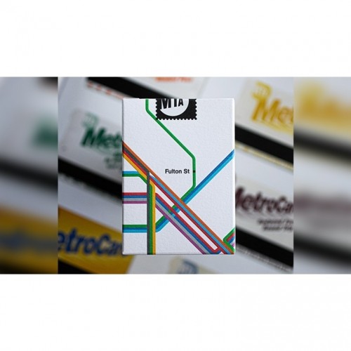Bicycle Fulton Street Mta White Edition Premium Oyun Kağıdı iskambil Kartları Destesi Bicycle Fulton Street Mta White Edition Premium Oyun Kağıdı iskambil Kartları Destesi