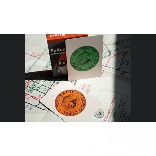 WJPC Fulton Street 1958 Edition Premium Oyun Kağıdı iskambil Kartları Destesi WJPC Fulton Street 1958 Edition Premium Oyun Kağıdı iskambil Kartları Destesi