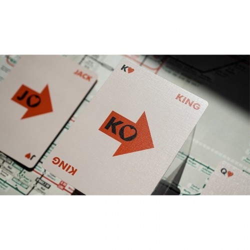 WJPC Fulton Street 1958 Edition Premium Oyun Kağıdı iskambil Kartları Destesi WJPC Fulton Street 1958 Edition Premium Oyun Kağıdı iskambil Kartları Destesi