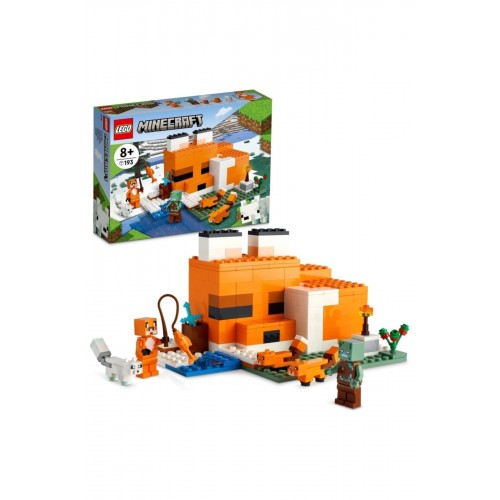 Lego Minecraft Tilki Kulübesi 21178 (193 Parça)