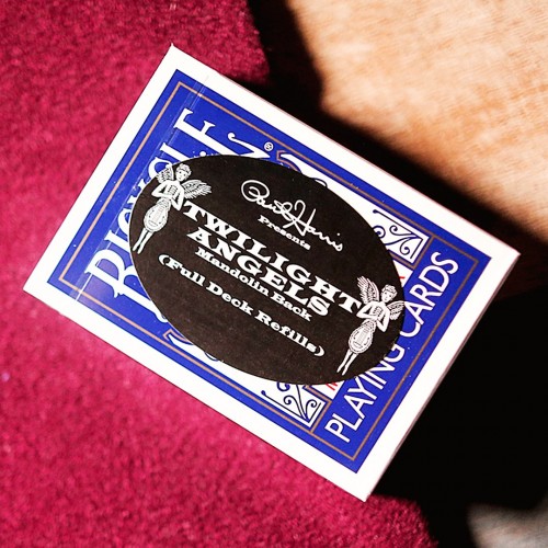 Bicycle Twilight Angel Full Deck (Blue Mandolin) Mavi Hileli Oyun Kağıdı iskambil Kartları Destesi