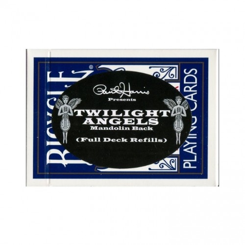 Bicycle Twilight Angel Full Deck (Blue Mandolin) Mavi Hileli Oyun Kağıdı iskambil Kartları Destesi