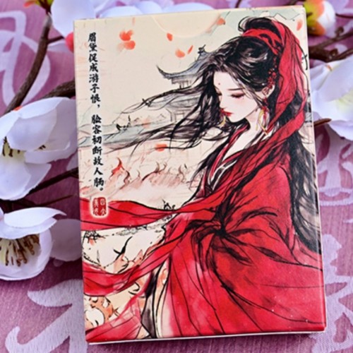 King Star Four Beauties (DiaoChan) Premium Oyun Kağıdı iskambil Kartları Destesi