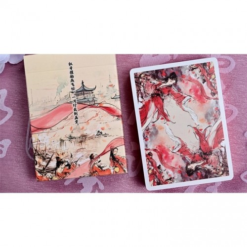King Star Four Beauties (DiaoChan) Premium Oyun Kağıdı iskambil Kartları Destesi