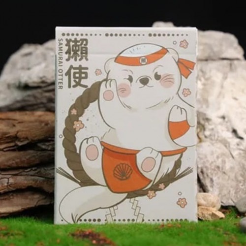 Room One Samurai Otter Hono Edition (Standard Red) Premium Oyun Kağıdı iskambil Kartları Destesi