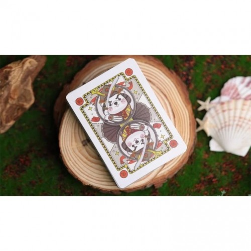 Room One Samurai Otter Hono Edition (Standard Red) Premium Oyun Kağıdı iskambil Kartları Destesi