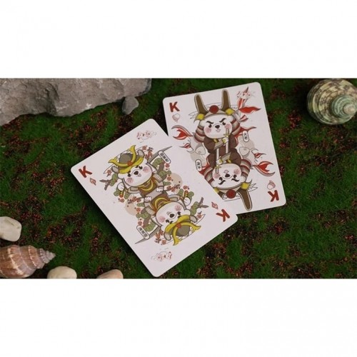 Room One Samurai Otter Hono Edition (Standard Red) Premium Oyun Kağıdı iskambil Kartları Destesi
