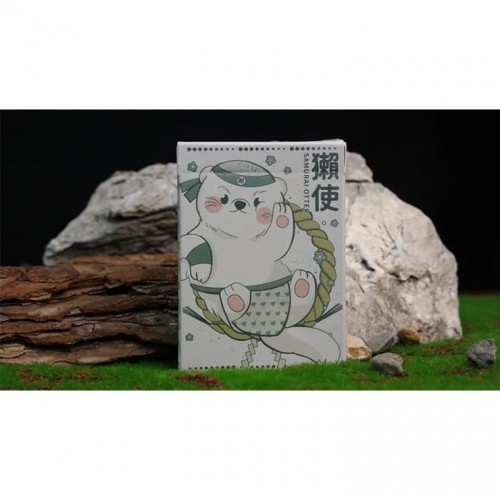 Room One Samurai Otter Mizu Edition (Standard Blue) Premium Oyun Kağıdı iskambil Kartları Destesi