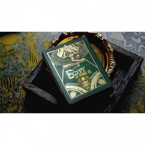 King Star Egypt Mythology Black Edition (Green,Nile) Premium Oyun Kağıdı iskambil Kartları Destesi King Star Egypt Mythology Black Edition (Green,Nile) Premium Oyun Kağıdı iskambil Kartları Destesi