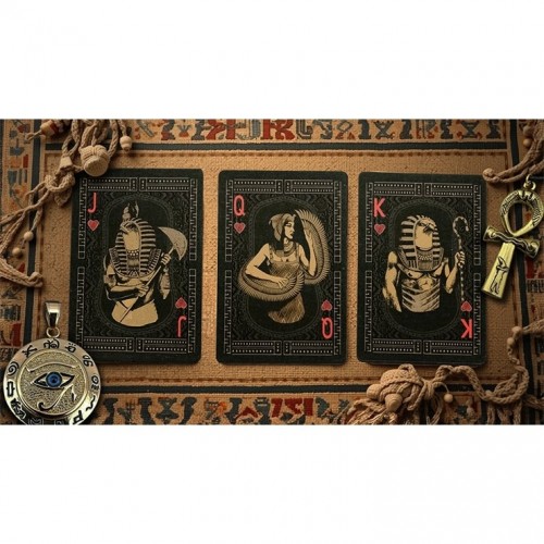 King Star Egypt Mythology Black Edition (Green,Nile) Premium Oyun Kağıdı iskambil Kartları Destesi King Star Egypt Mythology Black Edition (Green,Nile) Premium Oyun Kağıdı iskambil Kartları Destesi
