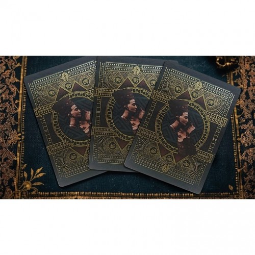 King Star Egypt Mythology Black Edition (Green,Nile) Premium Oyun Kağıdı iskambil Kartları Destesi King Star Egypt Mythology Black Edition (Green,Nile) Premium Oyun Kağıdı iskambil Kartları Destesi