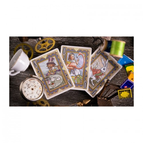 Bicycle Kings Wild Project Alice in Wonderland Premium Oyun Kağıdı Limited Edition iskambil Kartları