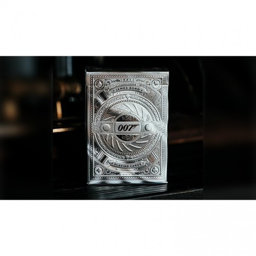 Theory11 James Bond Silver Edition Premium Oyun Kartları iskambil Kartları Destesi Theory11 James Bond Silver Edition Premium Oyun Kartları iskambil Kartları Destesi