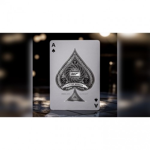 Theory11 James Bond Silver Edition Premium Oyun Kartları iskambil Kartları Destesi Theory11 James Bond Silver Edition Premium Oyun Kartları iskambil Kartları Destesi